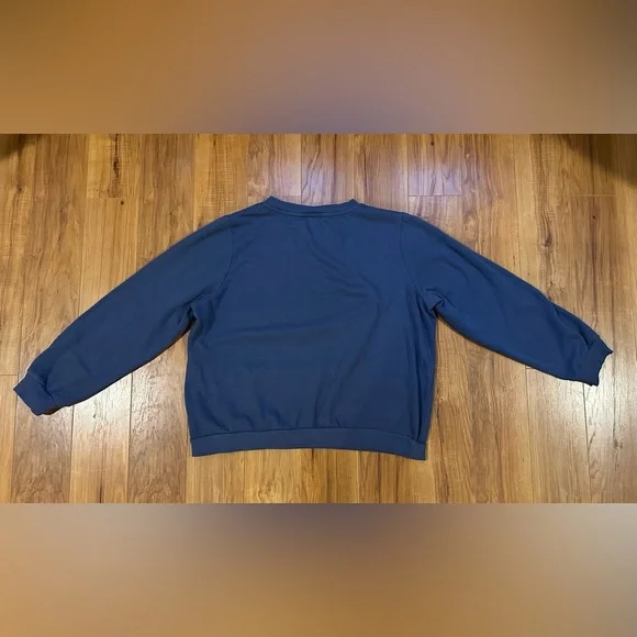 The Rolling Stones Women's Crewneck Sweater - Blue with Multicolor Graphics XL - Picture 5 of 10